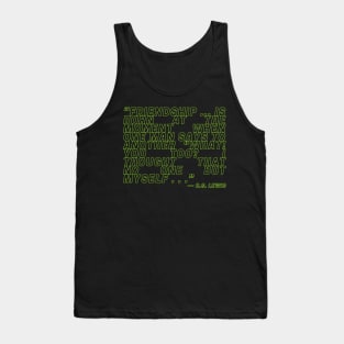 Quote C.S LEWIS Tank Top